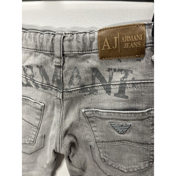 Armani Junior Kids Baby Boys  Denim Gray Jeans Sz 2A - Picture 11 of 15